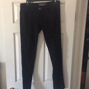 Frankie B. Black distressed denim